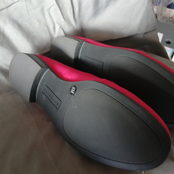 Bandolino Fuchsia Suede Loafers - Picture 3 of 3